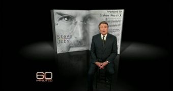Steve Kroft presenting 60 Minutes: Steve Jobs – Interview with Walter Isaacson