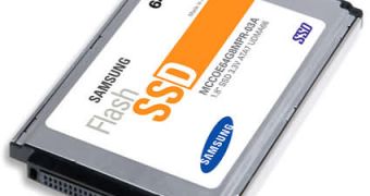 The 1.8-inch, 64GB Solid State Drive from Samsung
