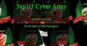 3xp1r3 Cyber Army defaces more than 600 websites