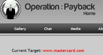 Operation Payback targeted multiple financial institutions, MasterCard among them