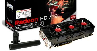 6GB Dual-GPU Radeon HD 7990 Graphics Card Launched by VTX3D