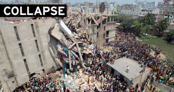 Building complex collapses in Bangladesh, killing dozens