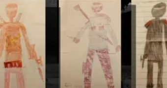 Boy draws armed characters, is almost thrown out of school