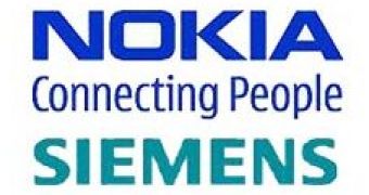 Nokia and Siemens logos
