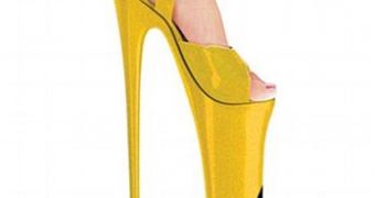 The Sky Heel Shoe, coming with a “monster” 9-inch heel