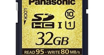 The new Panasonic SDHC memory cards