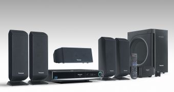 The new Panasonic SC-BT100, with Blu-ray disc player and 7.1-upgradable 5.1 surround sound