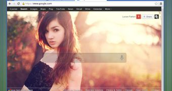 A Clean and Beautiful Google with "Custom Google Background" for Chrome – Gallery