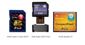 The new A-DATA memory cards