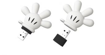 A-DATA Disney series T807 Mickey Glove USB flash drive
