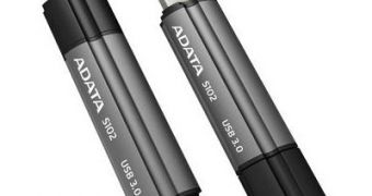 A-Data S102 USB 3.0 Flash Drive Features Titanium Grey Coating