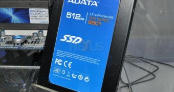 A-Data SATA 6.0Gbps SSD on show at Computex