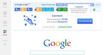 A Google a Day is now a Google+ game