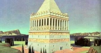 Alexander's mausoleum in Alexandria is thought to have looked like this