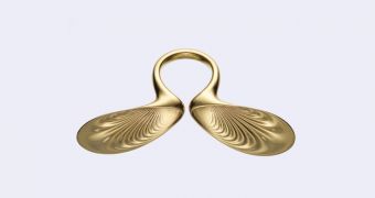 3D printed gold jewelry