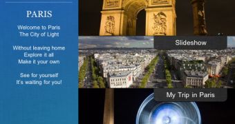 Fotopedia Paris interface