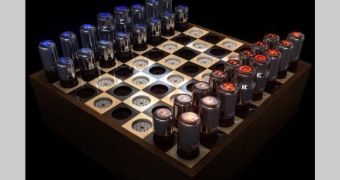 The Vacuum Tube Chess Set is sizzling hot