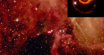 This is an image of SN 1987A, the closest supernova to Earth