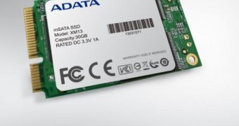 ADATA XM13 mSATA SSD powered by SandForce controller
