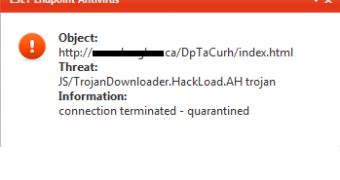 ADP notifications lead to malware-infected sites