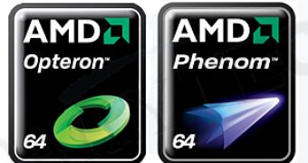 AMD Opteron and Phenom logos