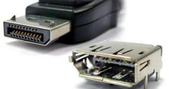 The DisplayPort connectors