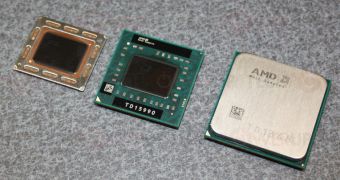 AMD Trinity APU in three different packaging options