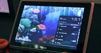 AMD Android 4.0 Tablet Visited CES 2012, Courtesy of MSI