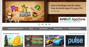 AMD AppZone website front page screenshot