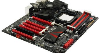 Asus Crosshari IV Extreme motherboard is compatible with AMD's Bulldozer-based AM3+ CPUs