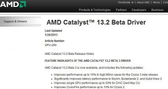 AMD Catalyst 13.2 Beta 3 Driver Is Officially Launched