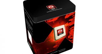 AMD eight-core Bulldozer FX-Series processor retail packaging