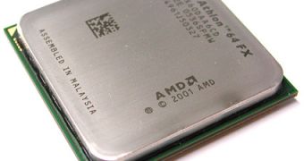 An AMD dual core CPU