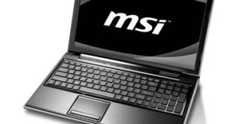 The MSI FX610 notebook