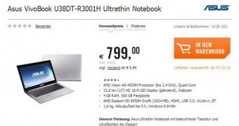 AMD Radeon HD 8550M Leaked in ASUS VivoBook Ultrabook