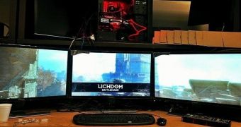 AMD tests multi-monitor support on R9 295 X2