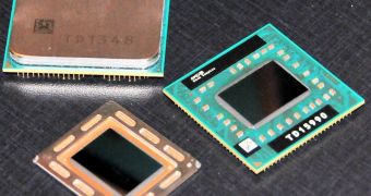 AMD's Trinity APUs in different types of packaging