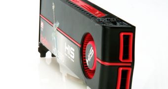 HIS Radeon HD 5970, currently the most powerful AMD graphics card on the market