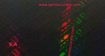 AMD Llano wafer built using 32nm manufacturing process