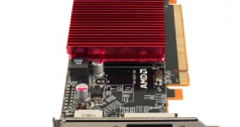 AMD Radeon HD 6450 graphics card based on the Caicos core