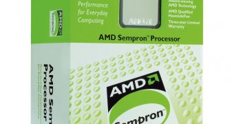 AMD Sempron CPU in retail box