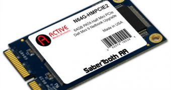 AMP 64GB Mini PCI Express SaberTooth AA SSD for Dell Inspiron Mini 9 and Vostro A90