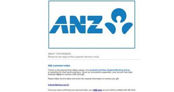 ANZ Customers Warned About Malicious Notices Promising Gifts