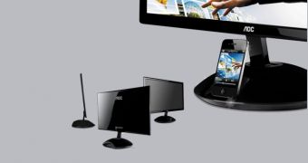 AOC Monitor with iPhone Dock Makes Its Debut