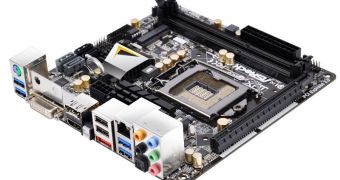 ASRock Z77E-ITX LGA 1155 motherboard with Intel Z77 chipset