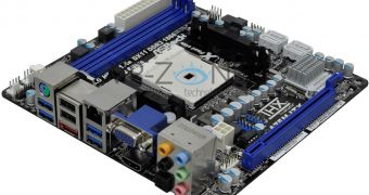 ASRock A75M-ITX AMD Llano mini-ITX motherboard