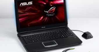 NVIDIA powers the 3D solution inside the ASUS G51J gaming notebook