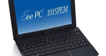ASUS starts selling the Eee PC 1015PEM in the US
