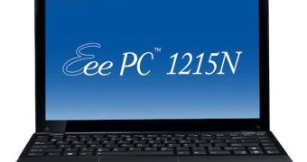 ASUS Eee PC 1215N netbook/ultraportable hybird inbound