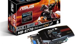 Asus Radeon HD 6770 DirectCU graphics card